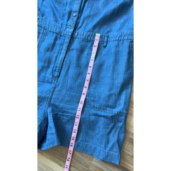 Boden Sophia chambray romper size 14 - Picture 7 of 10